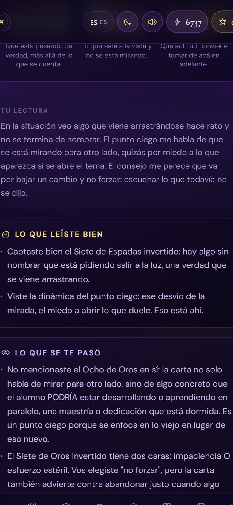 El Taller de lectura corrigiendo una interpretación